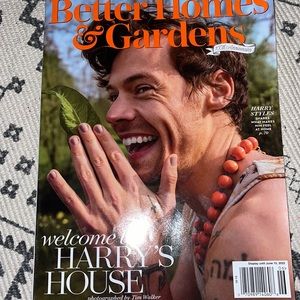 Harry Styles Better Homes and Gardens magazine